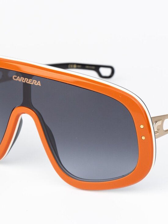 Carrera Women Sunglasses Orange Grey Shield FLAGLAB 17 0C3E 9O NEW AUTHENTIC main image 6